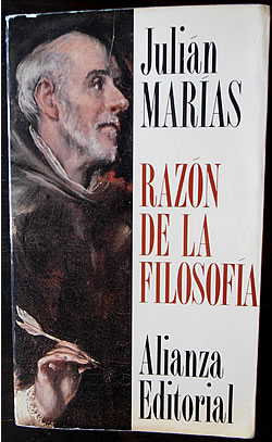 Julián Marías - Razon de la filosofia (cover)